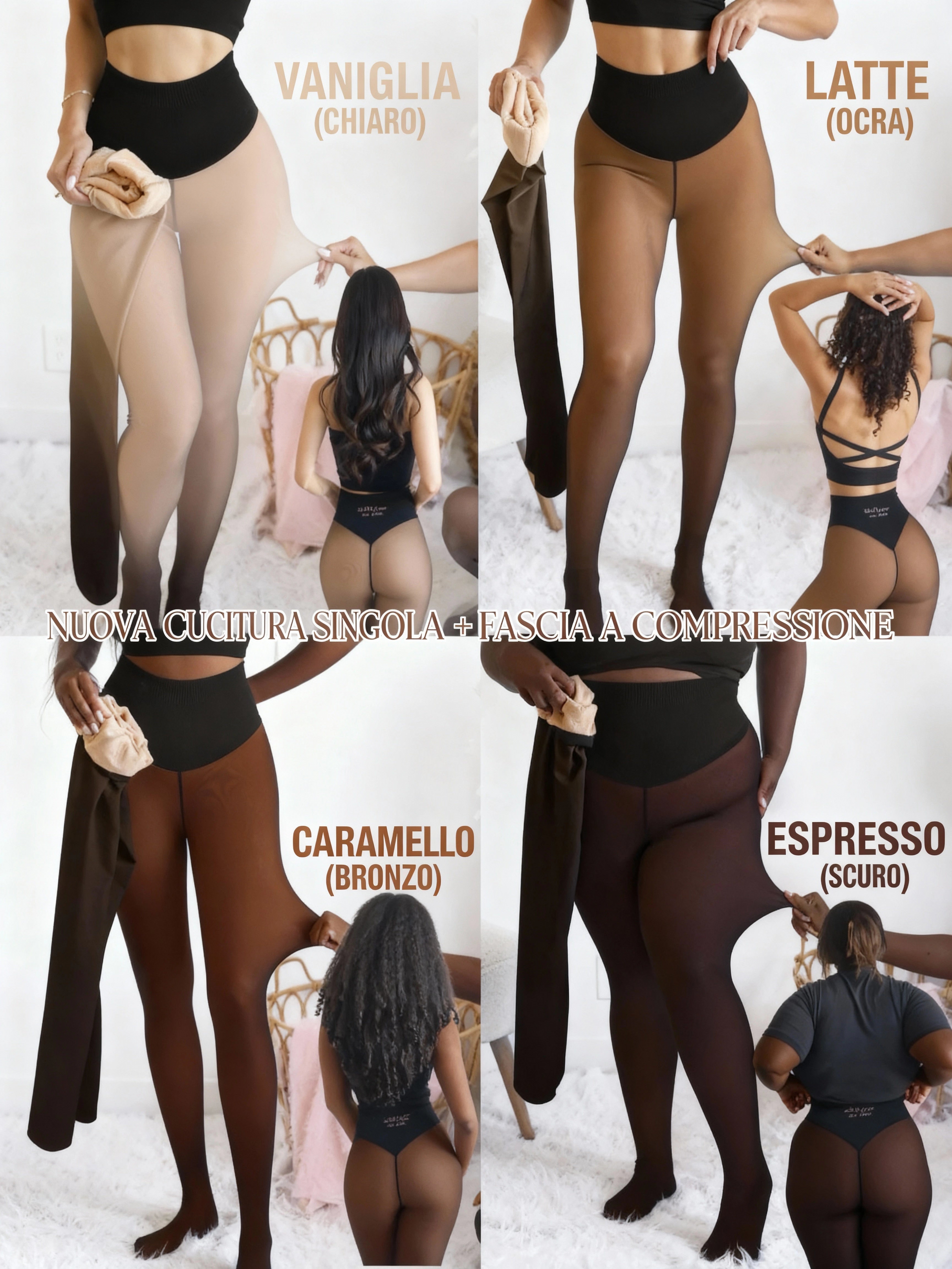 Leggings SweetWear® | Fascia Snellente e Copri Imperfezioni (Virali TikTok)