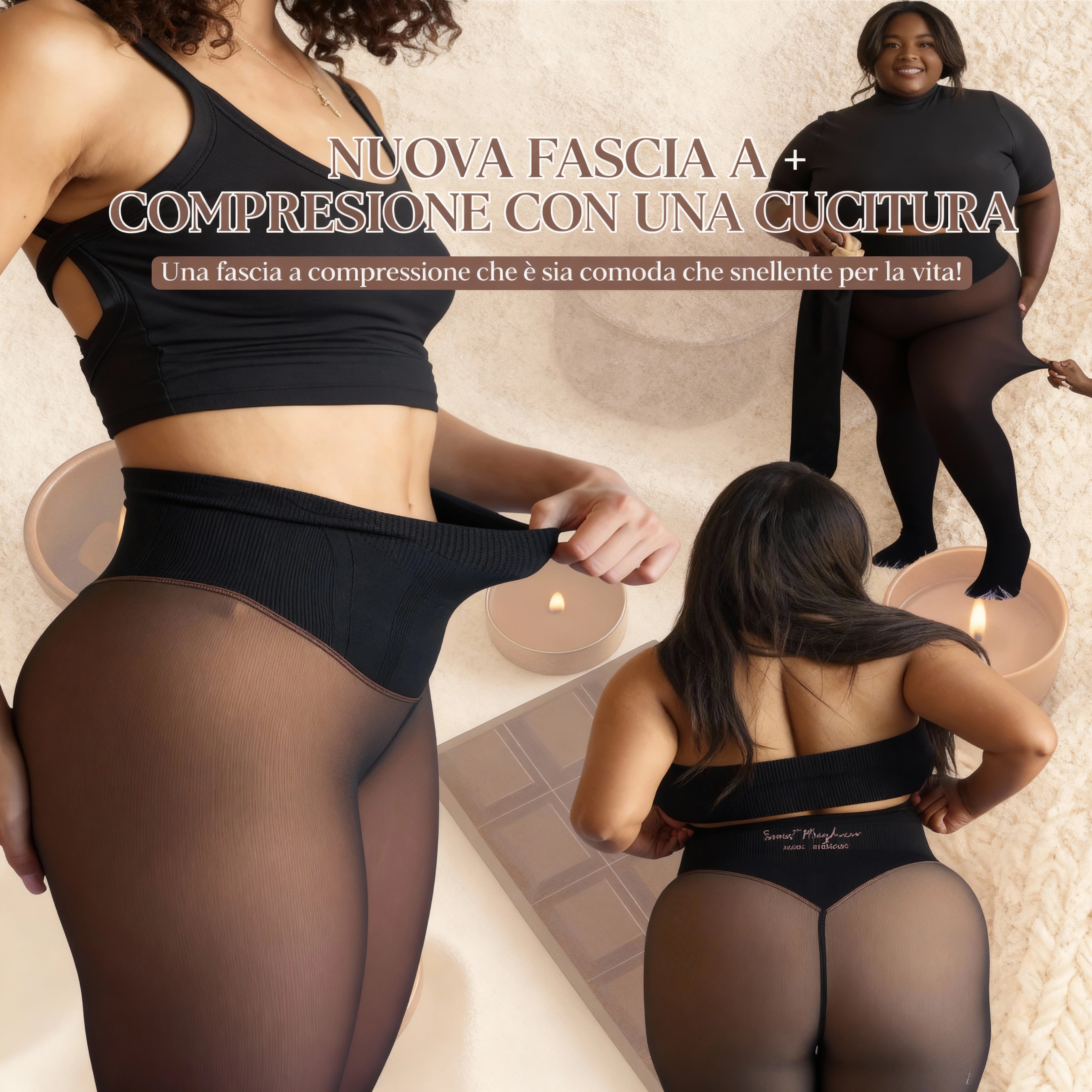 Leggings SweetWear® | Fascia Snellente e Copri Imperfezioni (Virali TikTok)