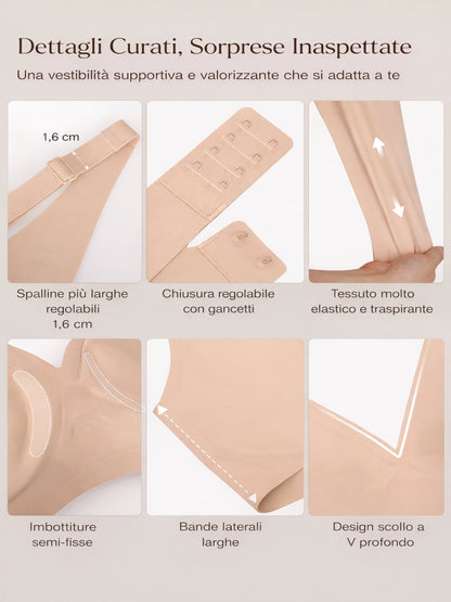 Reggiseno 3.0 SweetWear® | Push-Up con Scollatura Profonda & Senza Cuciture (Virali TikTok)
