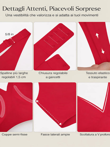 Reggiseno 3.0 SweetWear® | Push-Up con Scollatura Profonda & Senza Cuciture (Virali TikTok)