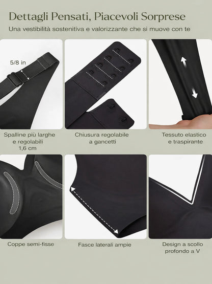 Reggiseno 3.0 SweetWear® | Push-Up con Scollatura Profonda & Senza Cuciture (Virali TikTok)