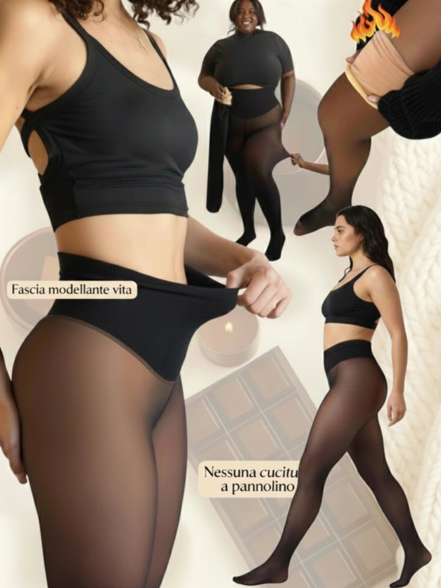 Leggings SweetWear® | Fascia Snellente e Copri Imperfezioni (Virali TikTok)