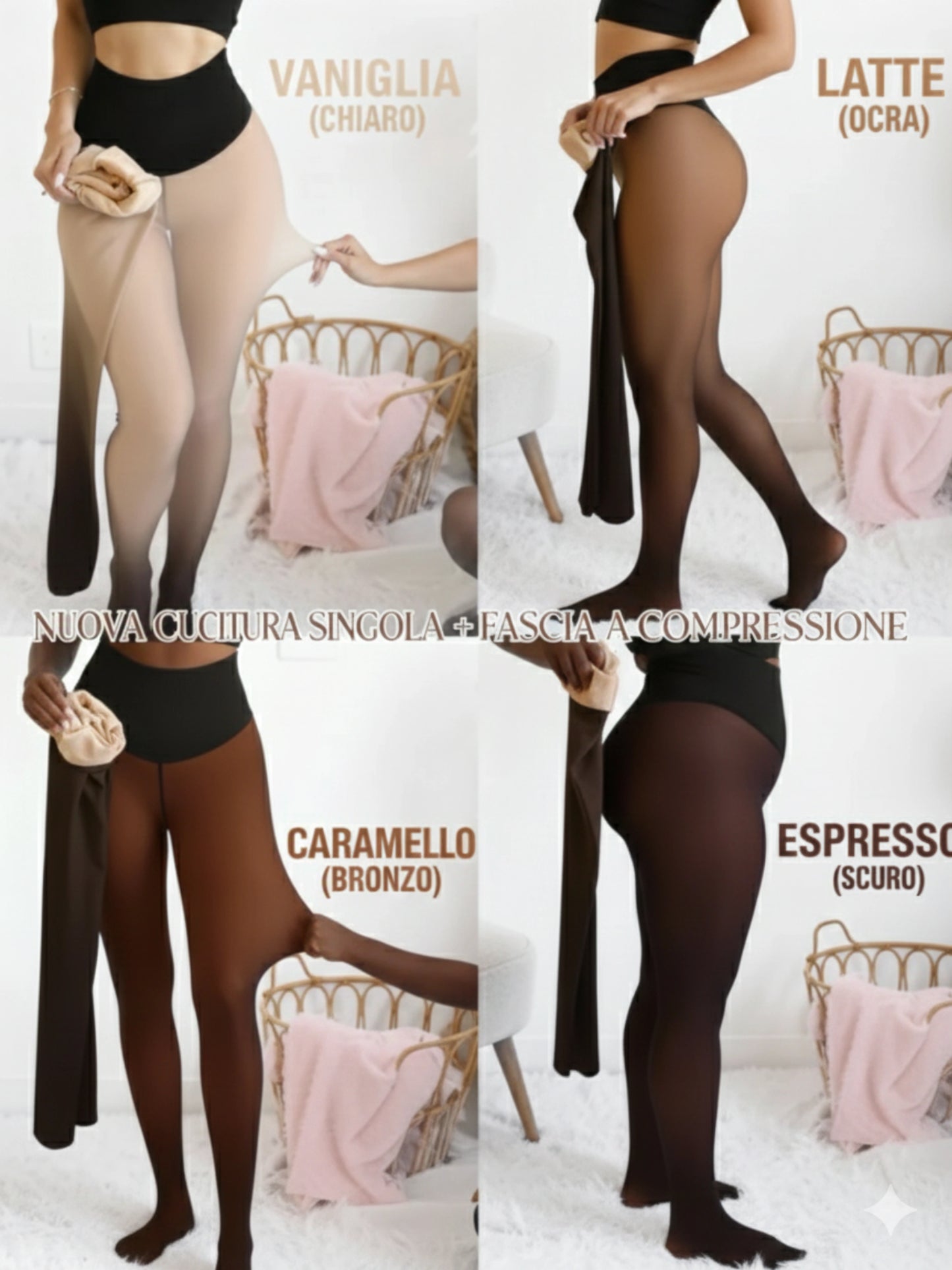 Leggings SweetWear® | Fascia Snellente e Copri Imperfezioni (Virali TikTok)